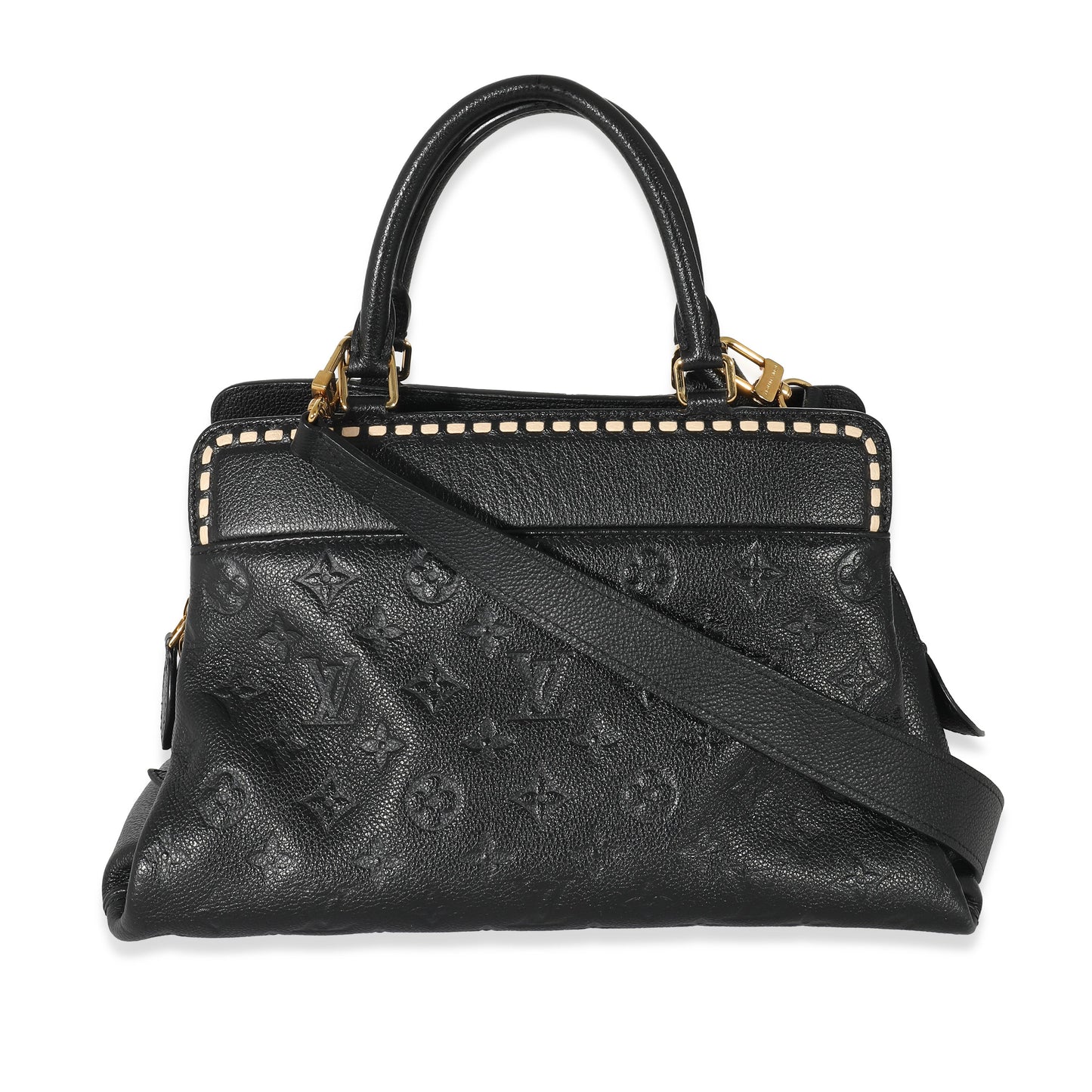 Louis Vuitton  Black Monogram Empreinte Vosges MM