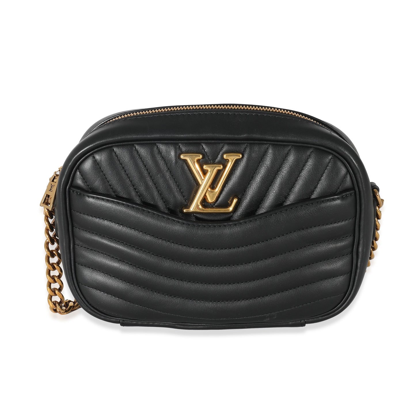 Louis Vuitton  Black Calfskin New Wave Camera Bag