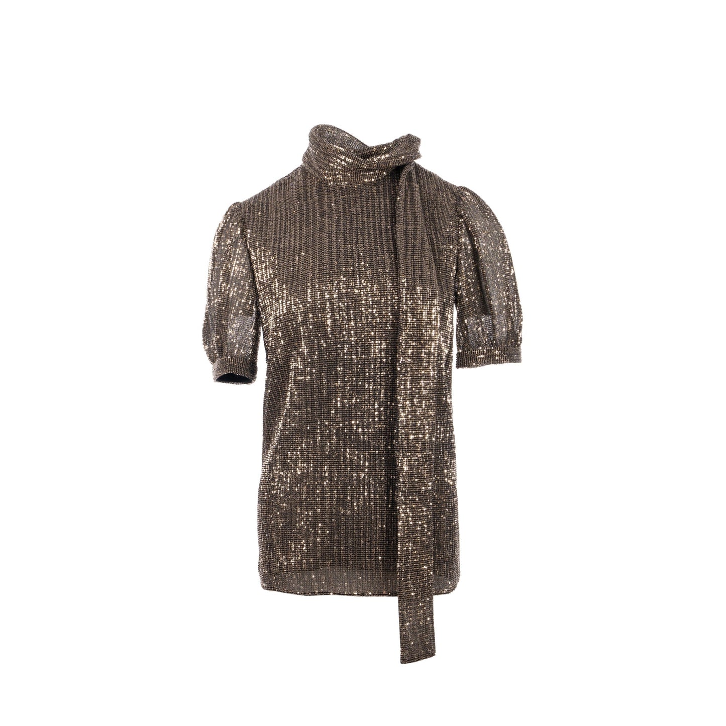 Luxury CELINE size 34 lavalli/ tulle blo  Top/polyster Gold