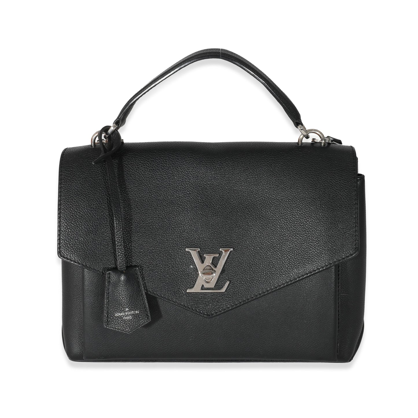 Louis Vuitton  Black Calfskin MyLockMe Satchel