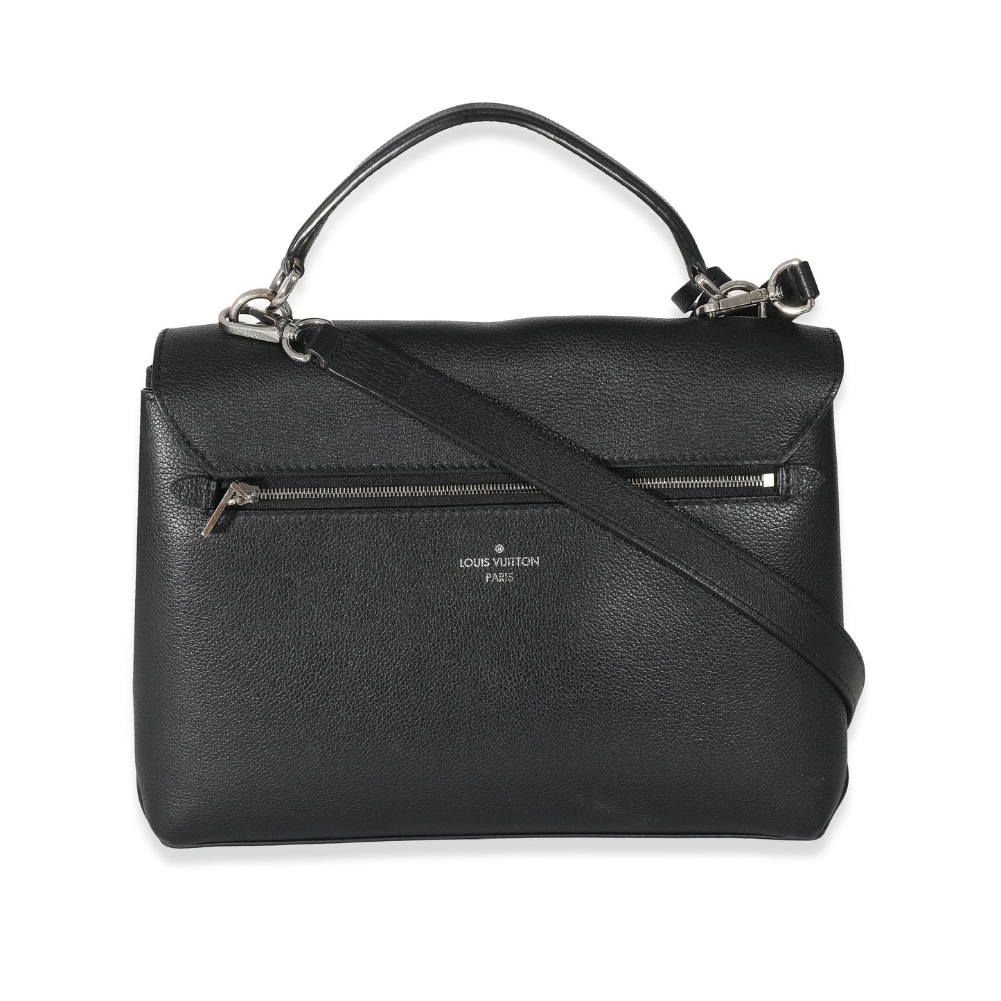 Louis Vuitton  Black Calfskin MyLockMe Satchel