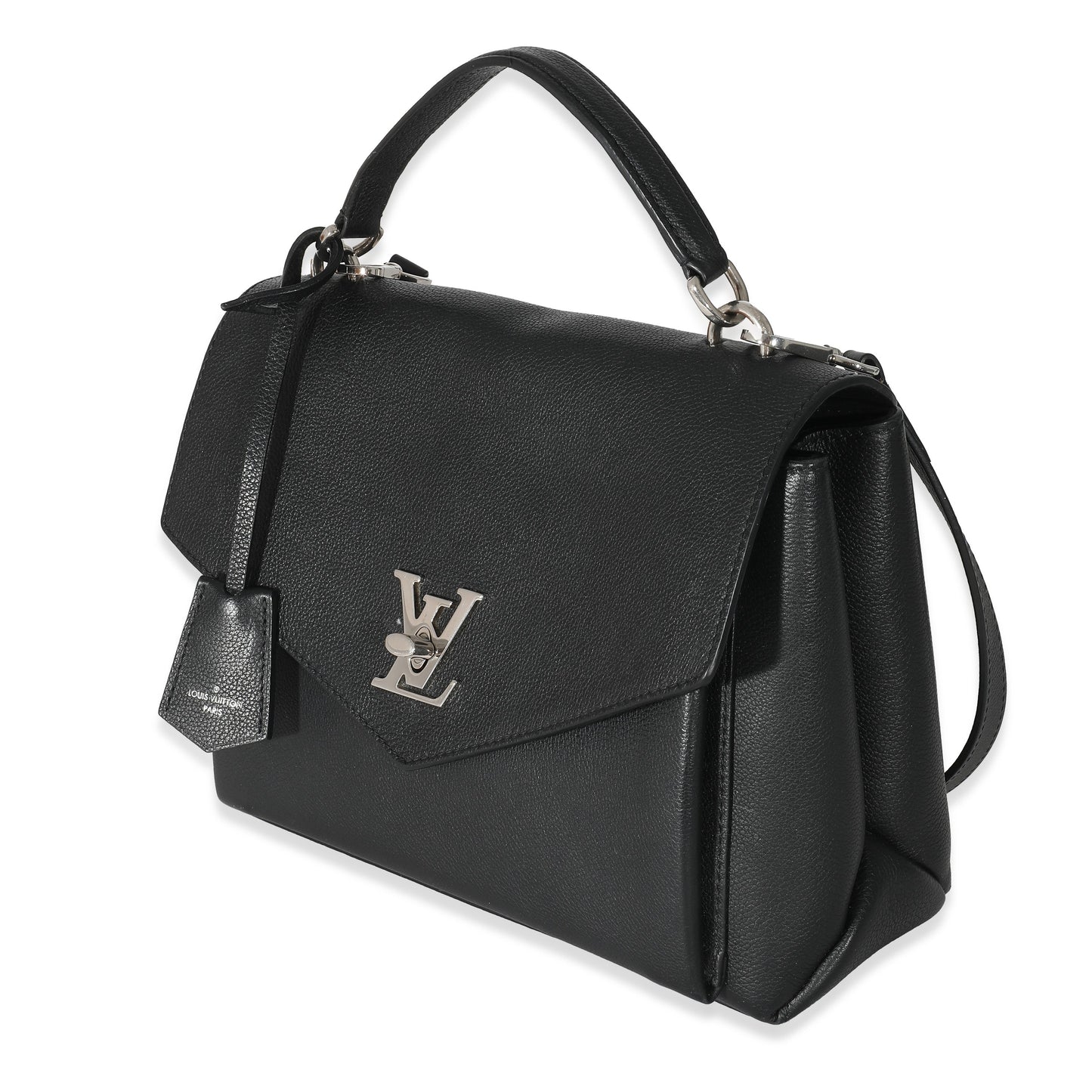 Louis Vuitton  Black Calfskin MyLockMe Satchel
