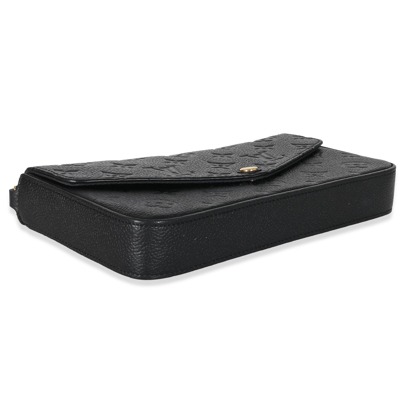 Louis Vuitton  Black Monogram Empreinte Félicie Pochette