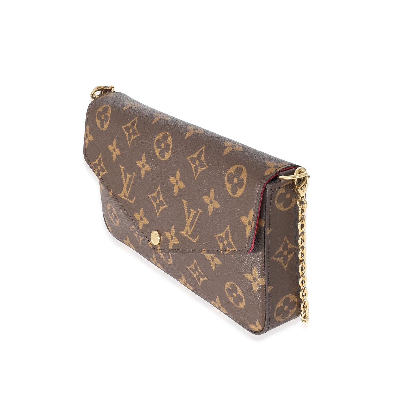 Louis Vuitton  Fuchsia Monogram Canvas Felicie Pochette