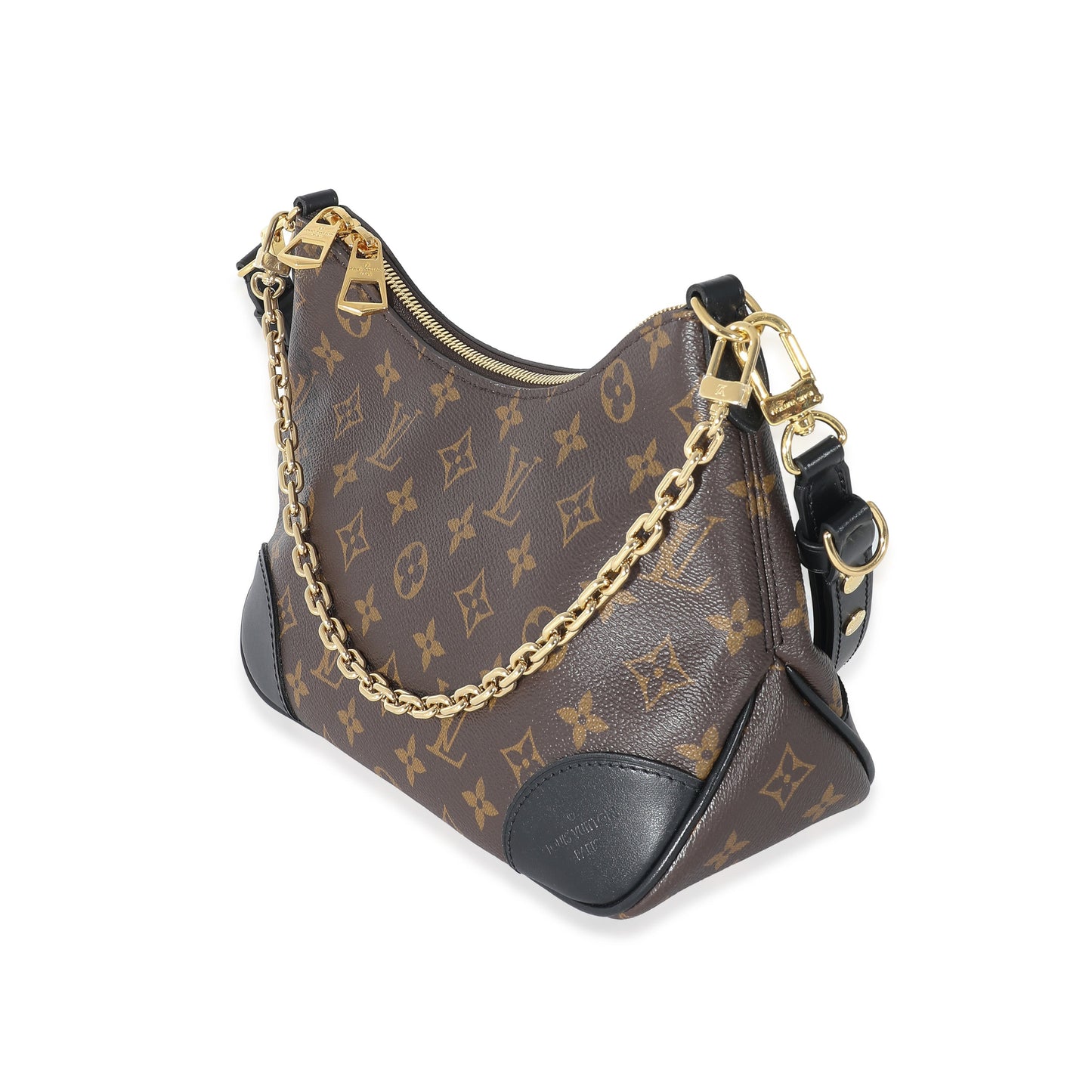 Louis Vuitton  Black Monogram Canvas Boulogne NM