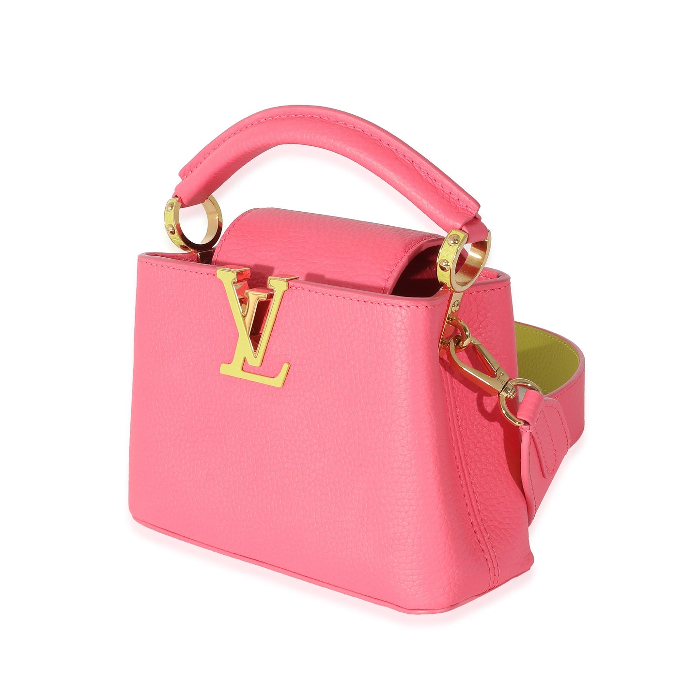 Louis Vuitton  Dragonfruit Cedrat Taurillon Mini Capucines