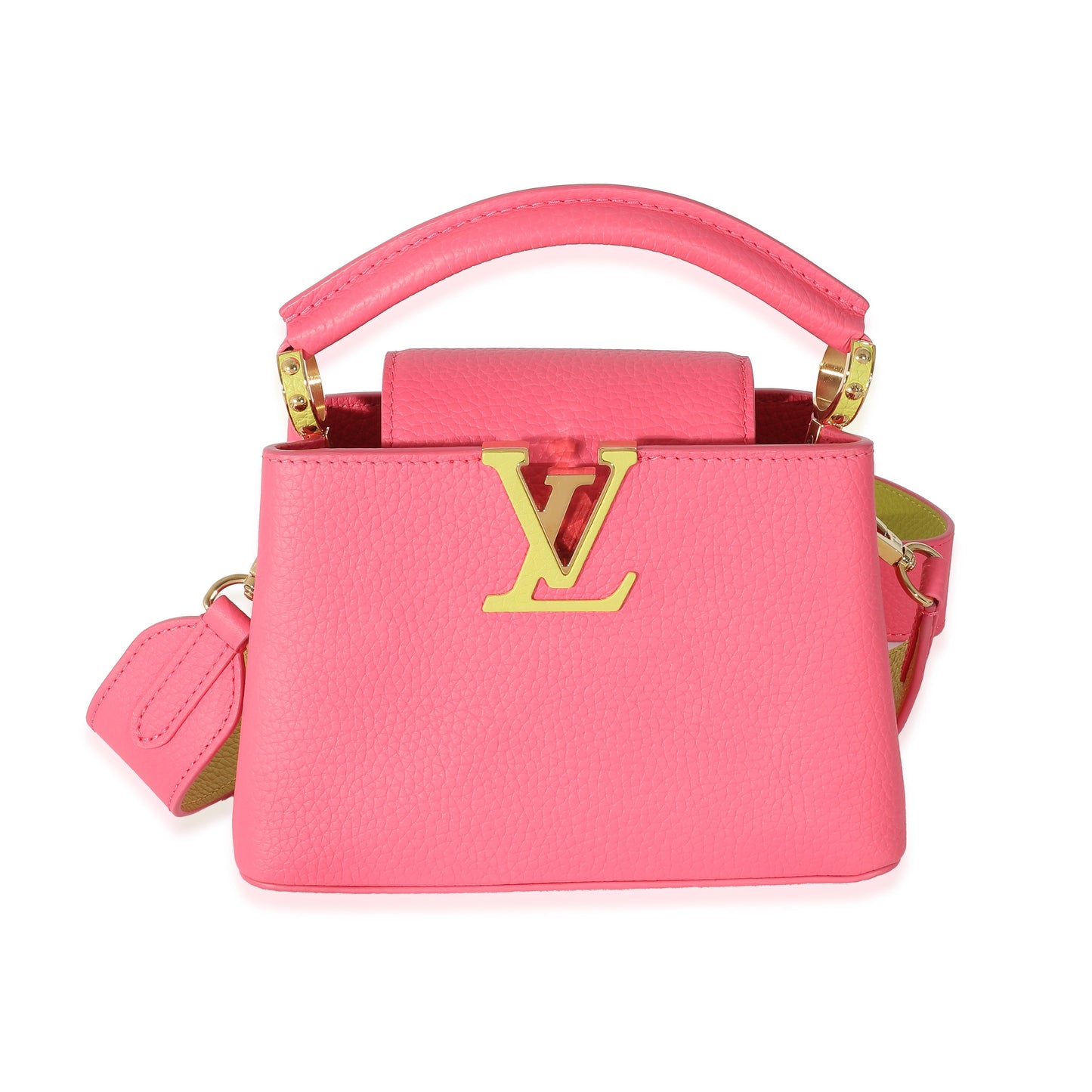 Louis Vuitton  Dragonfruit Cedrat Taurillon Mini Capucines