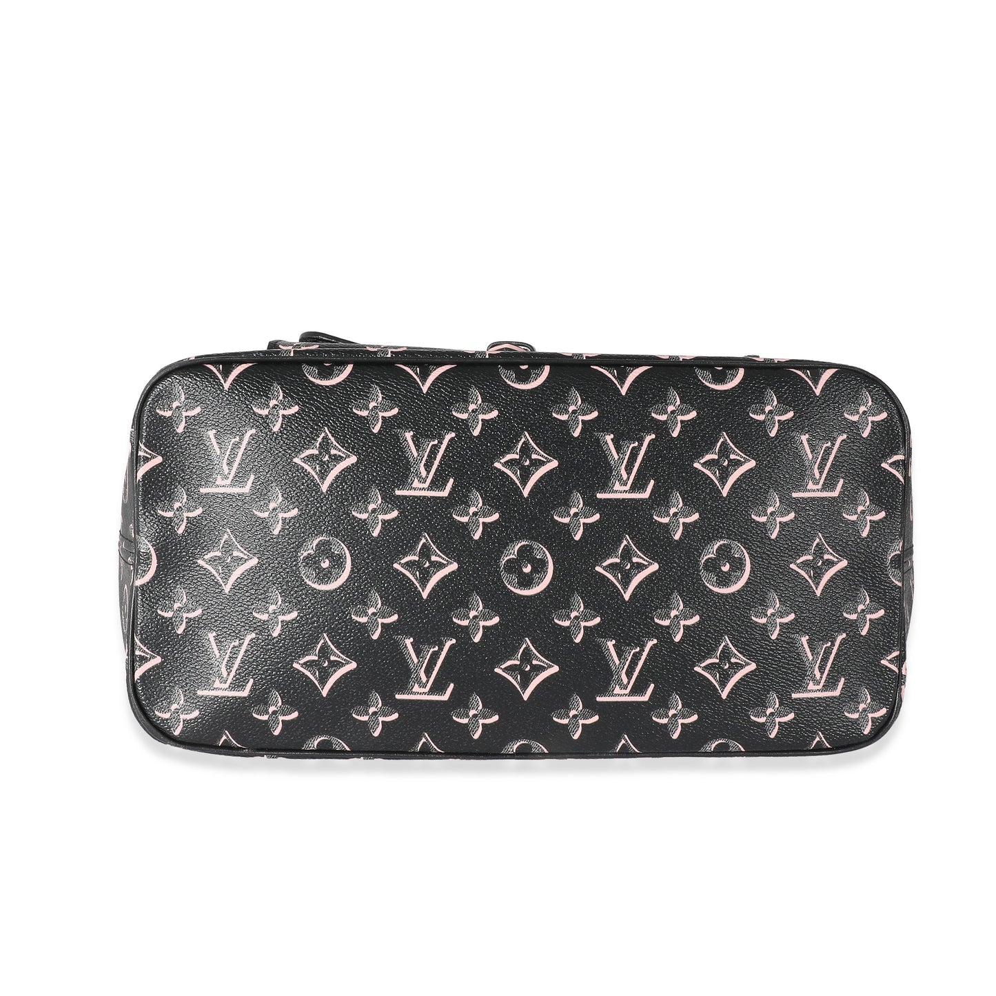 Louis Vuitton  Black Pink Monogram Canvas Fall For You Neverfull MM