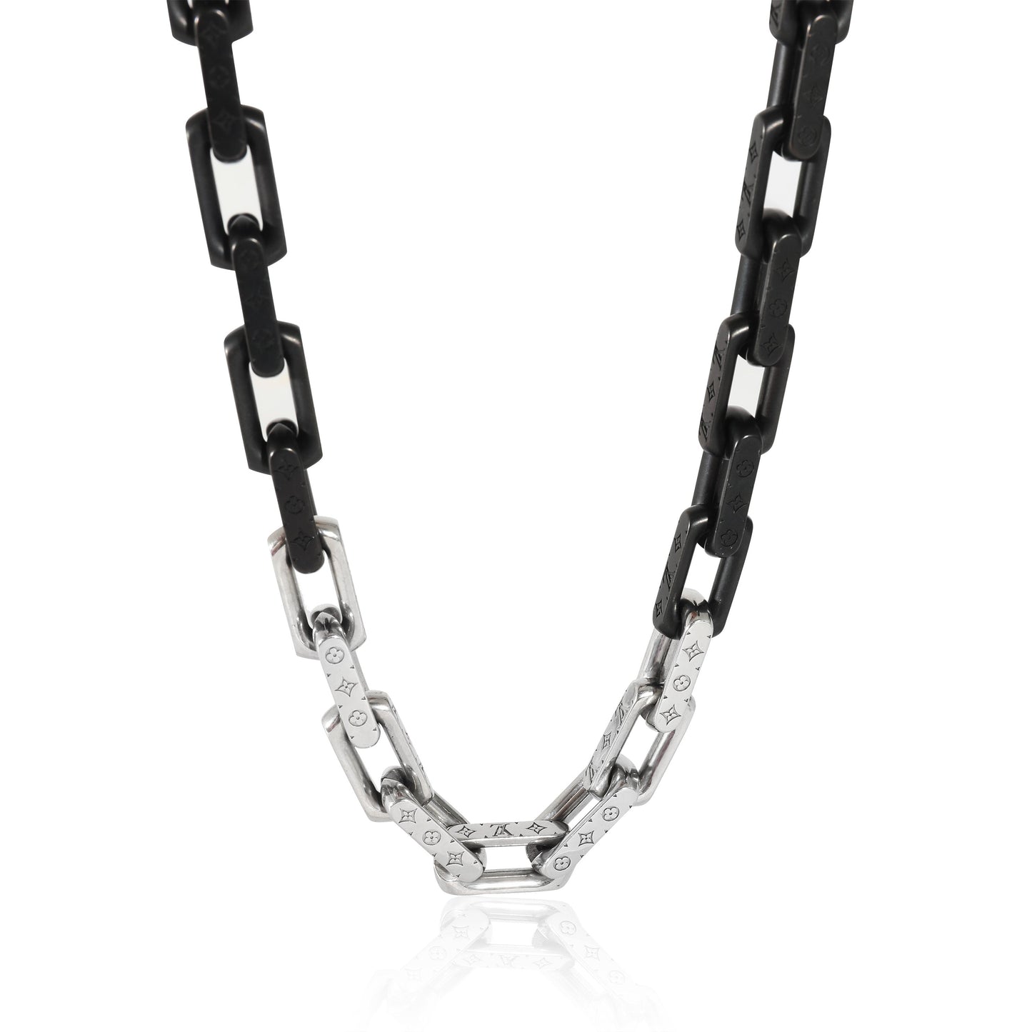 Louis Vuitton  Monogram Chain Necklace in Base Metal