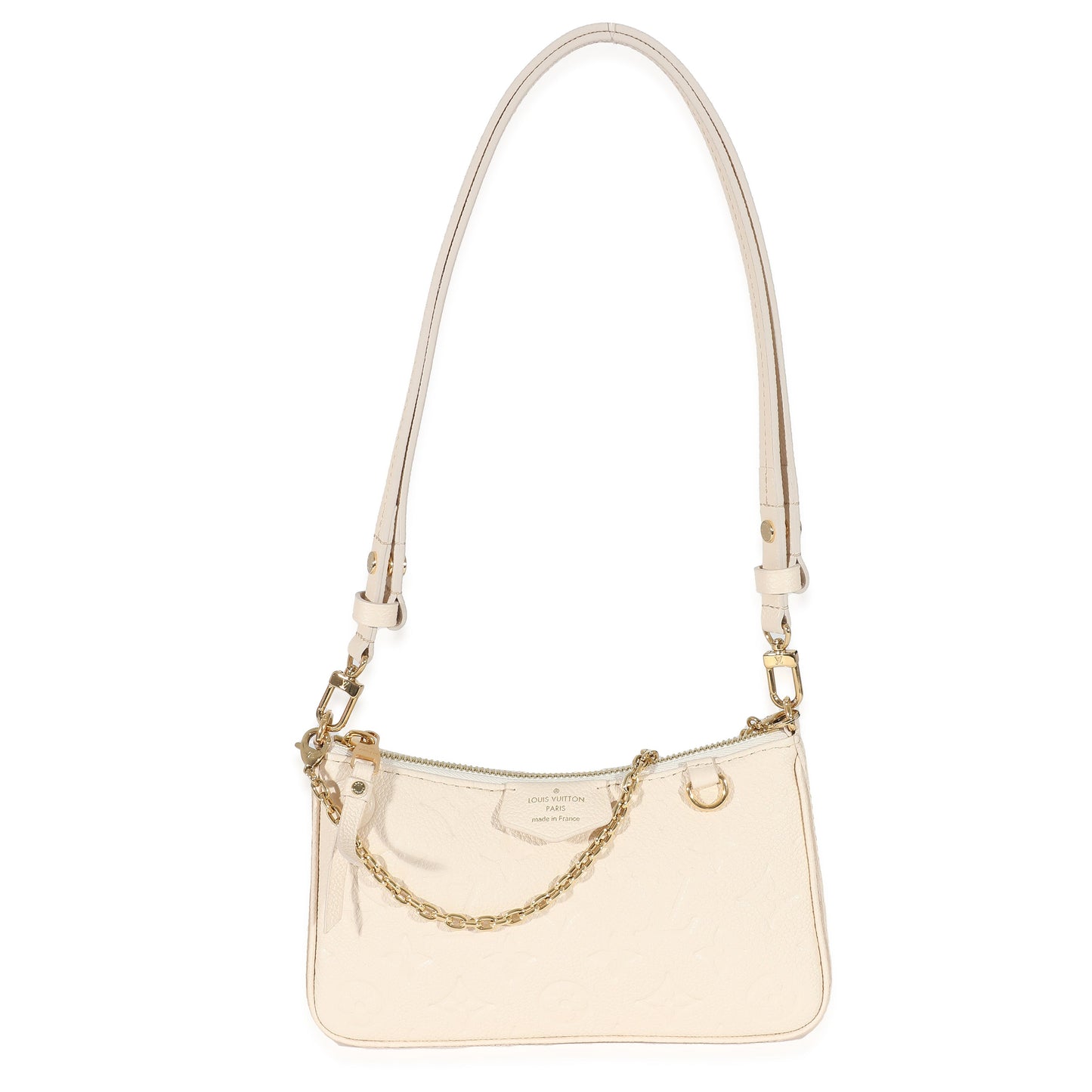 Louis Vuitton  Cream Monogram Empreinte Easy Pouch On Strap