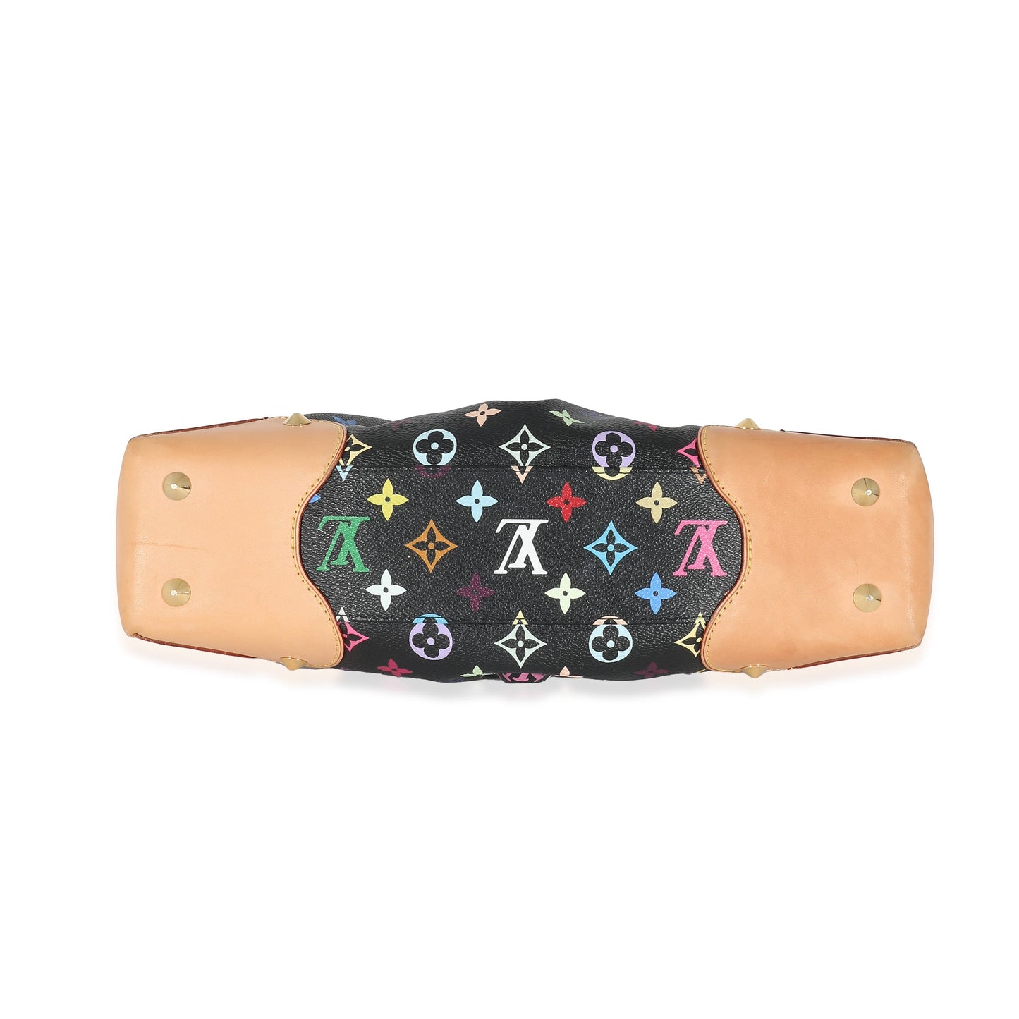 Louis Vuitton  Black Multicolor Canvas Judy MM