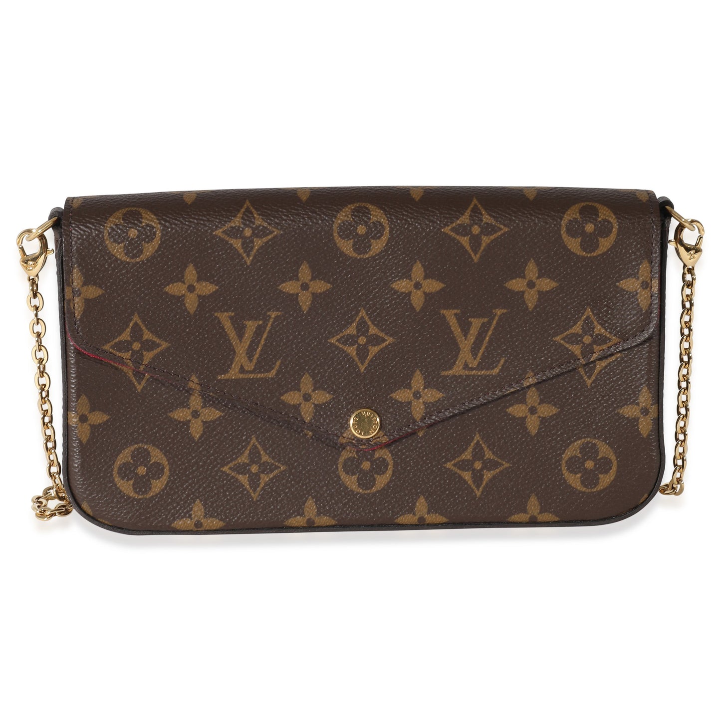 Louis Vuitton  Fuchsia Monogram Canvas Félicie Pochette