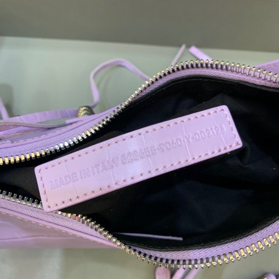 Top Quality Le Cagole XS Shoulder Bag In Light Purple, For Women,  Bags 10.2in/26cm 67130923EBY5306