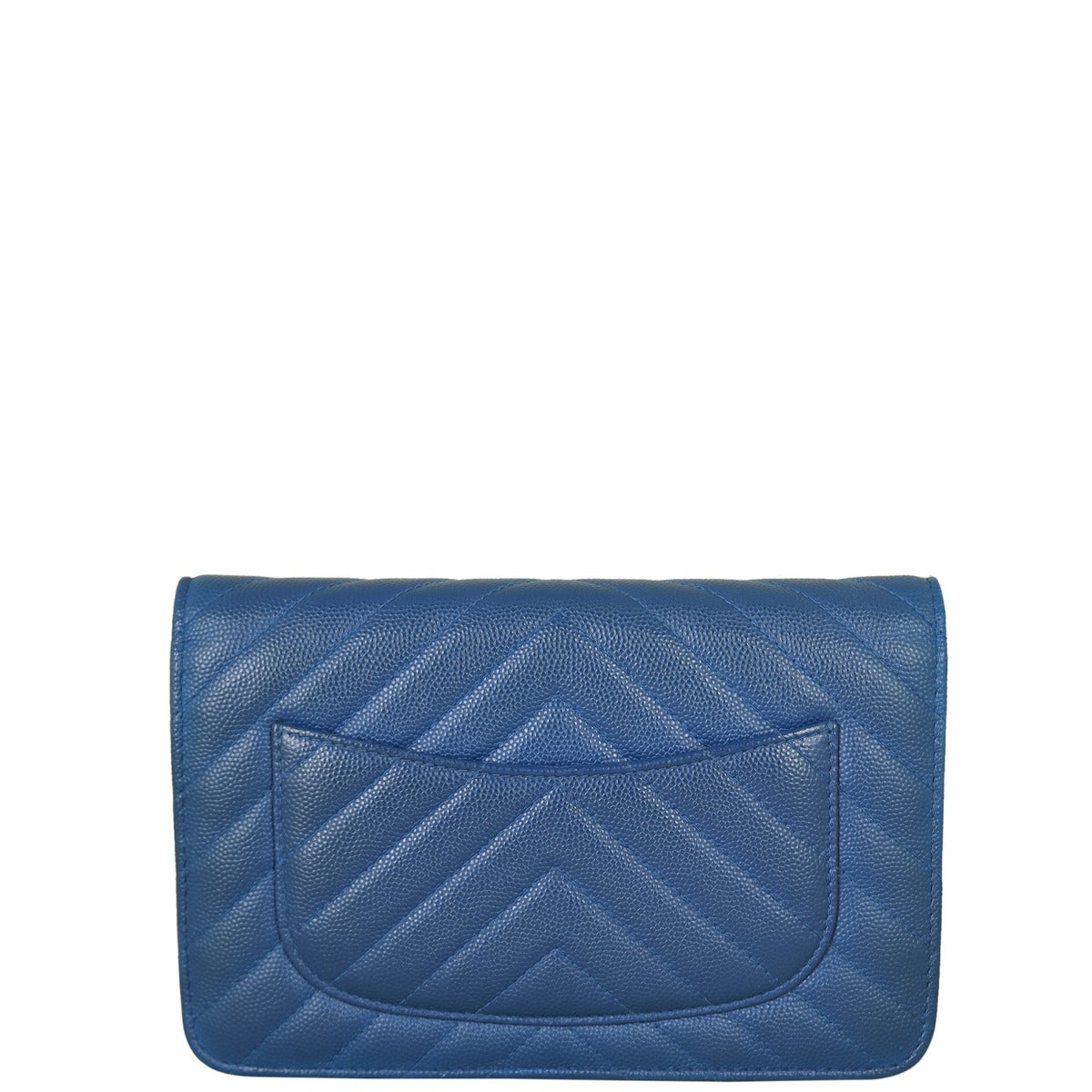 Chanel Classic Wallet on Chain Chevron | Blue