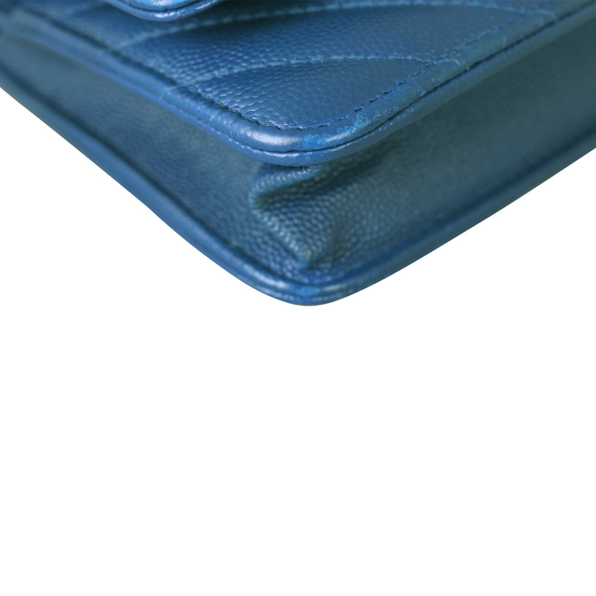 Chanel Classic Wallet on Chain Chevron | Blue