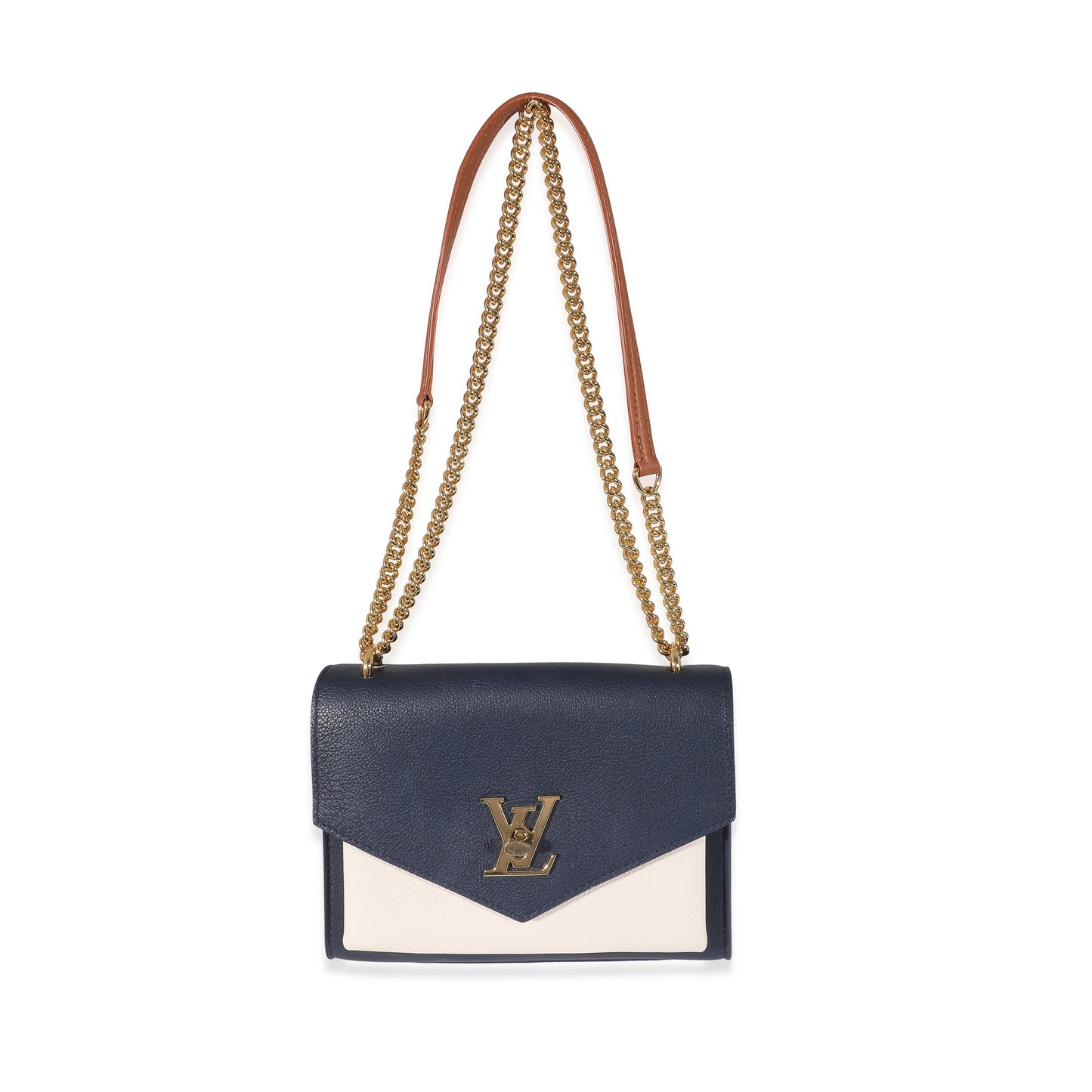 Louis Vuitton  Tricolor Grained CalfSkin Leather MyLockMe Chain Bag