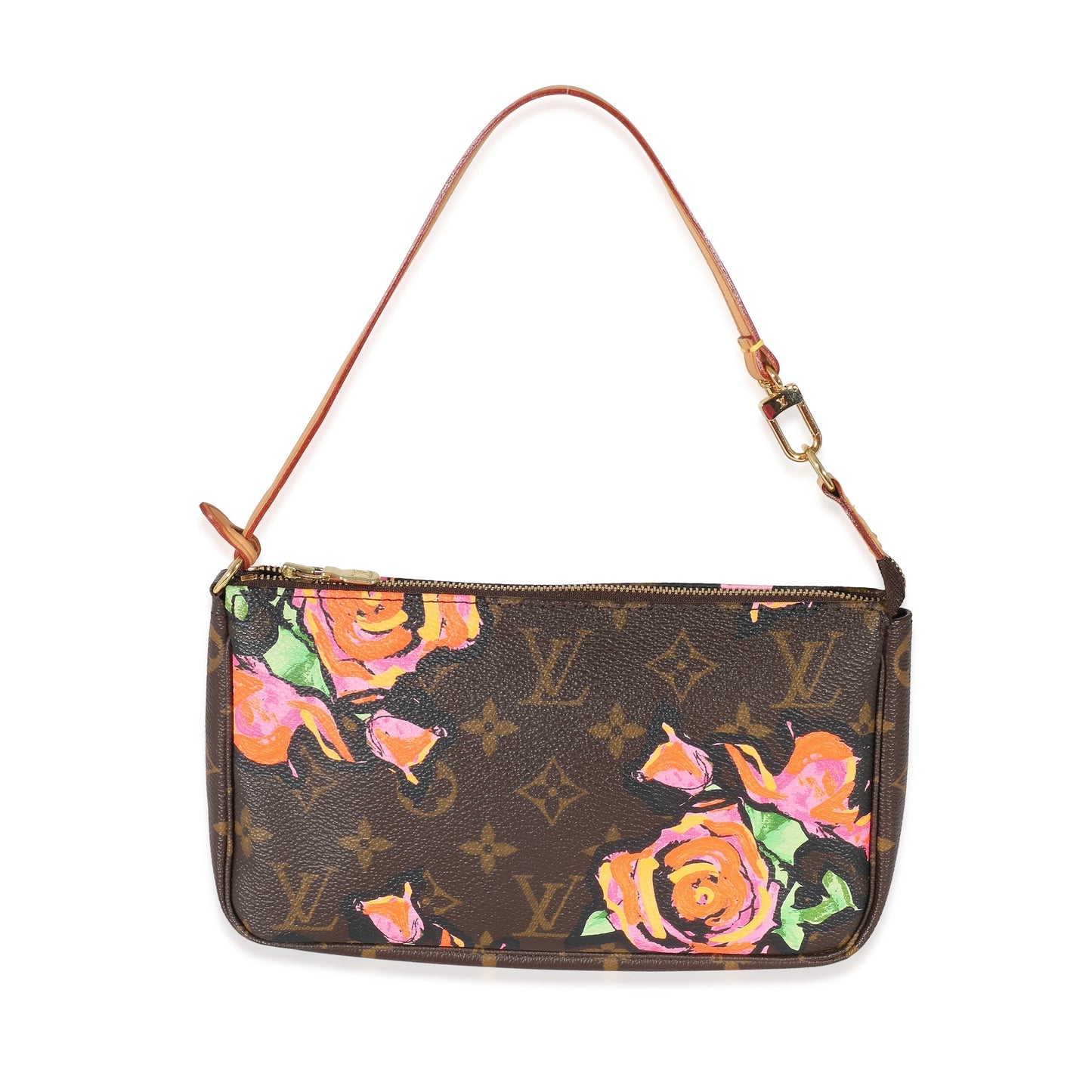 Louis Vuitton  Monogram Canvas Roses Limited Edition Pochette Accessories