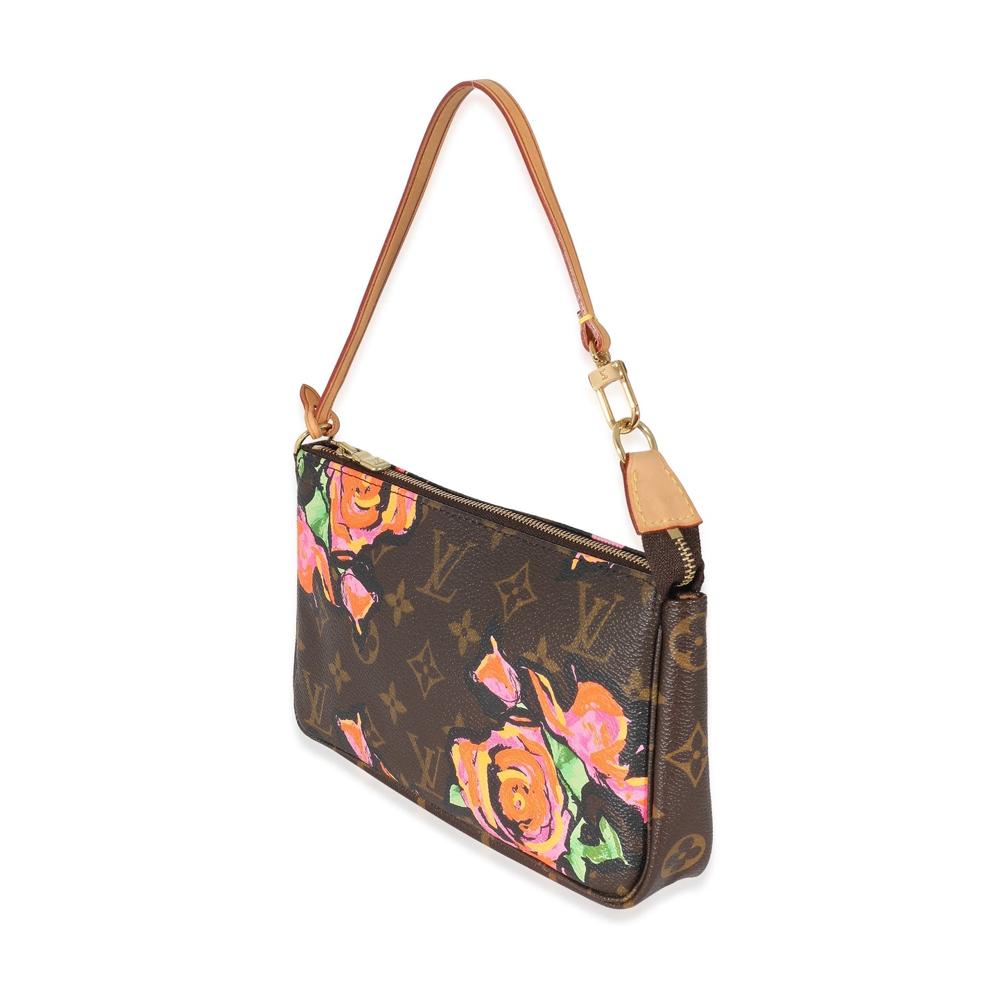 Louis Vuitton  Monogram Canvas Roses Limited Edition Pochette Accessories