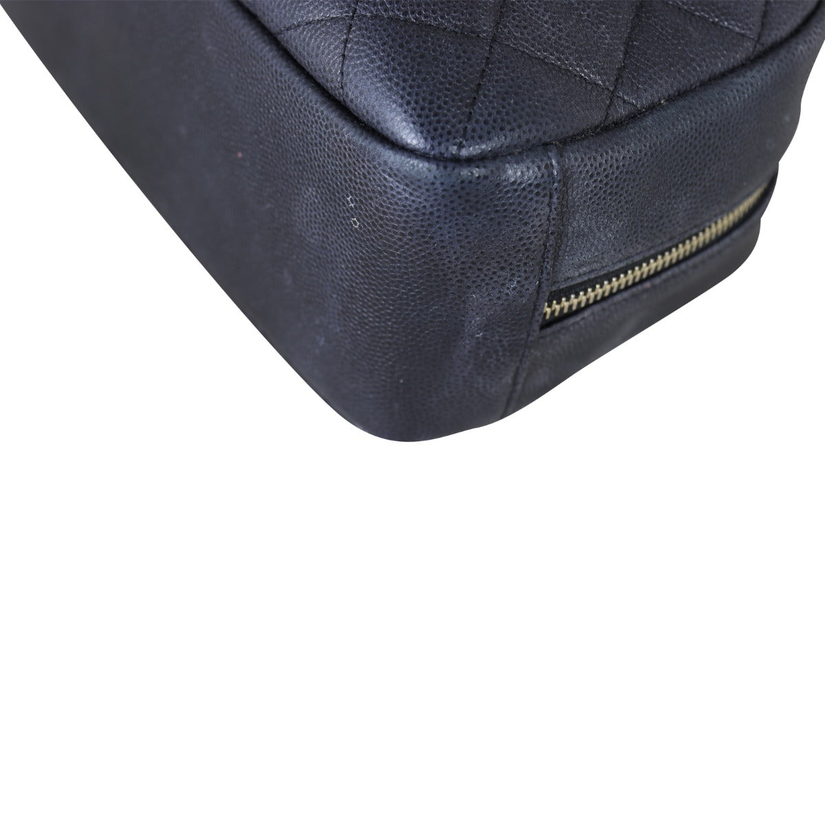 Chanel Quilted Cosmetic Case Medium | Black Diamond
