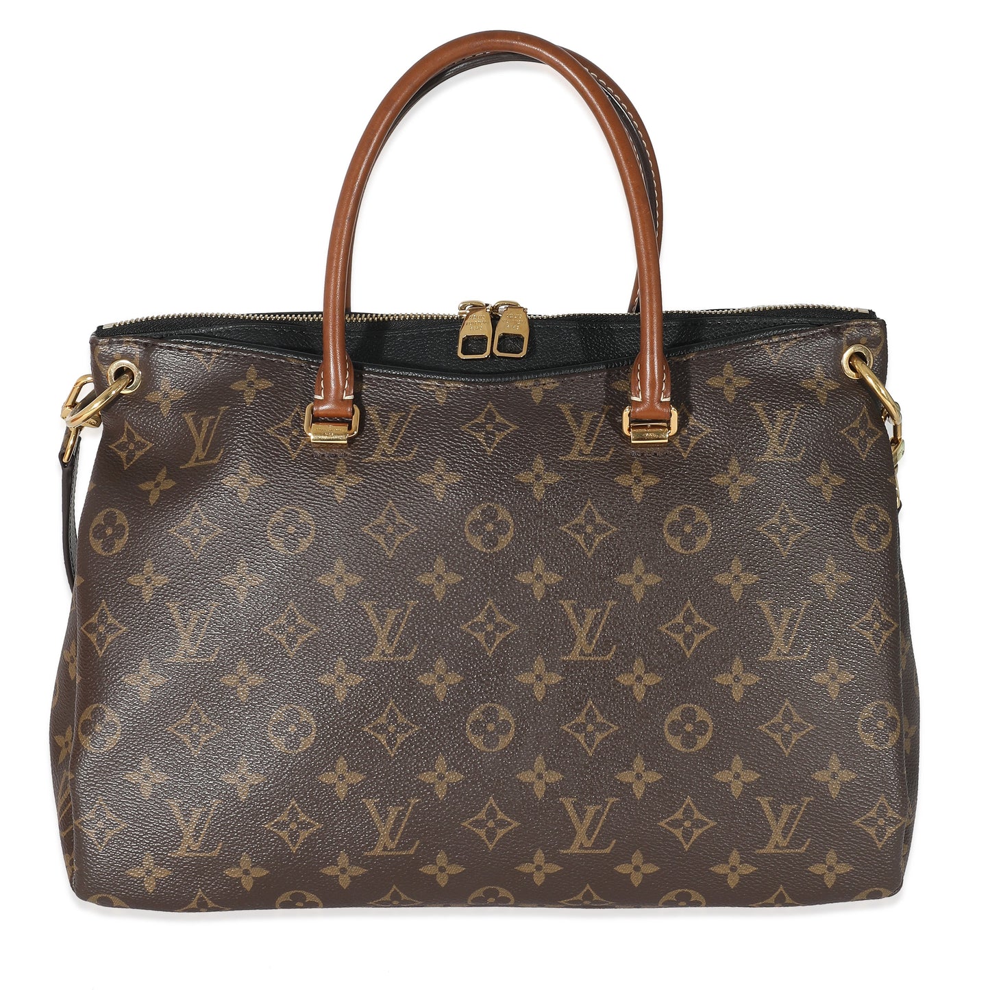 Louis Vuitton  Black Monogram Canvas Pallas MM