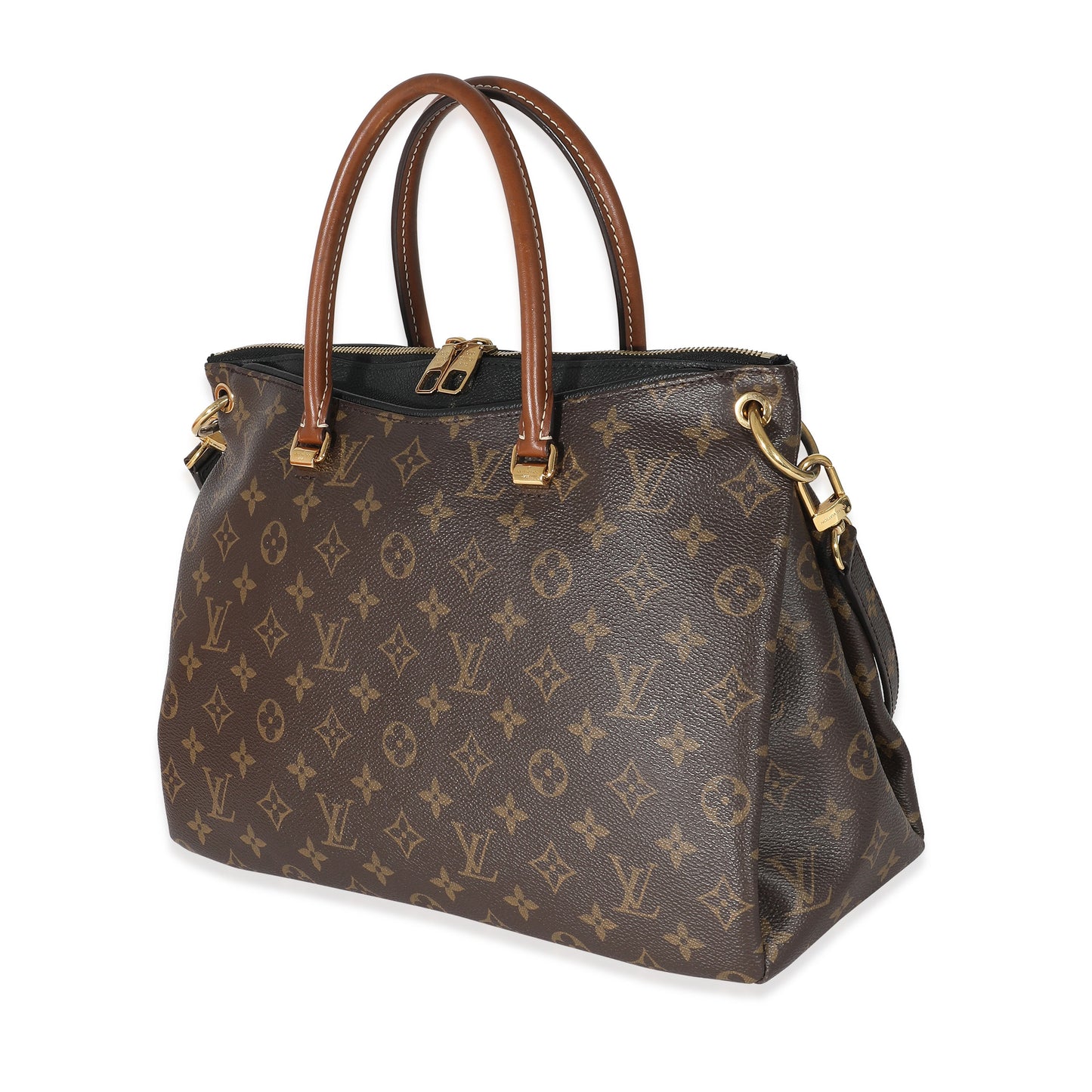 Louis Vuitton  Black Monogram Canvas Pallas MM