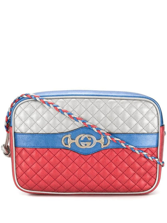 Gucci - matelassé shoulder bag - women - Calf Leather - One Size - Blue