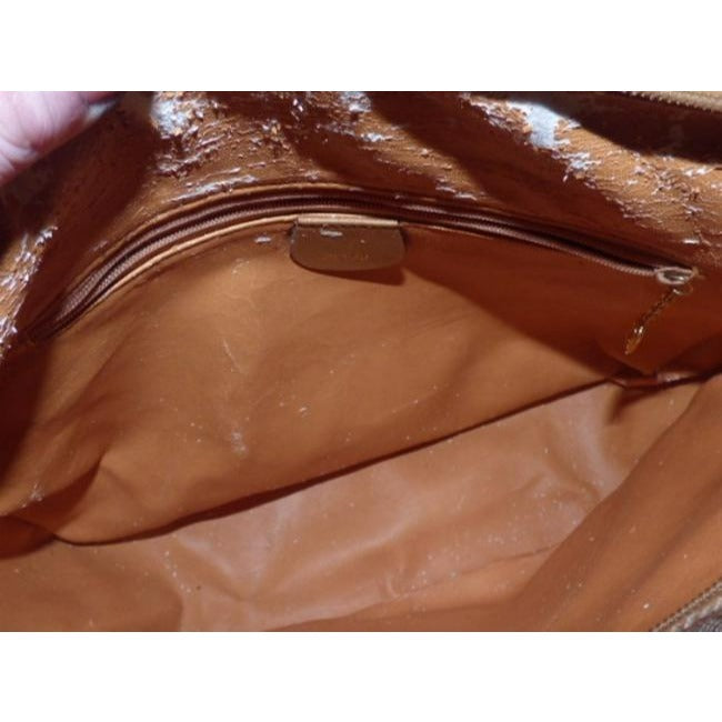 Gucci   Shades Of Brown Leather Canvas Cross Body Bag