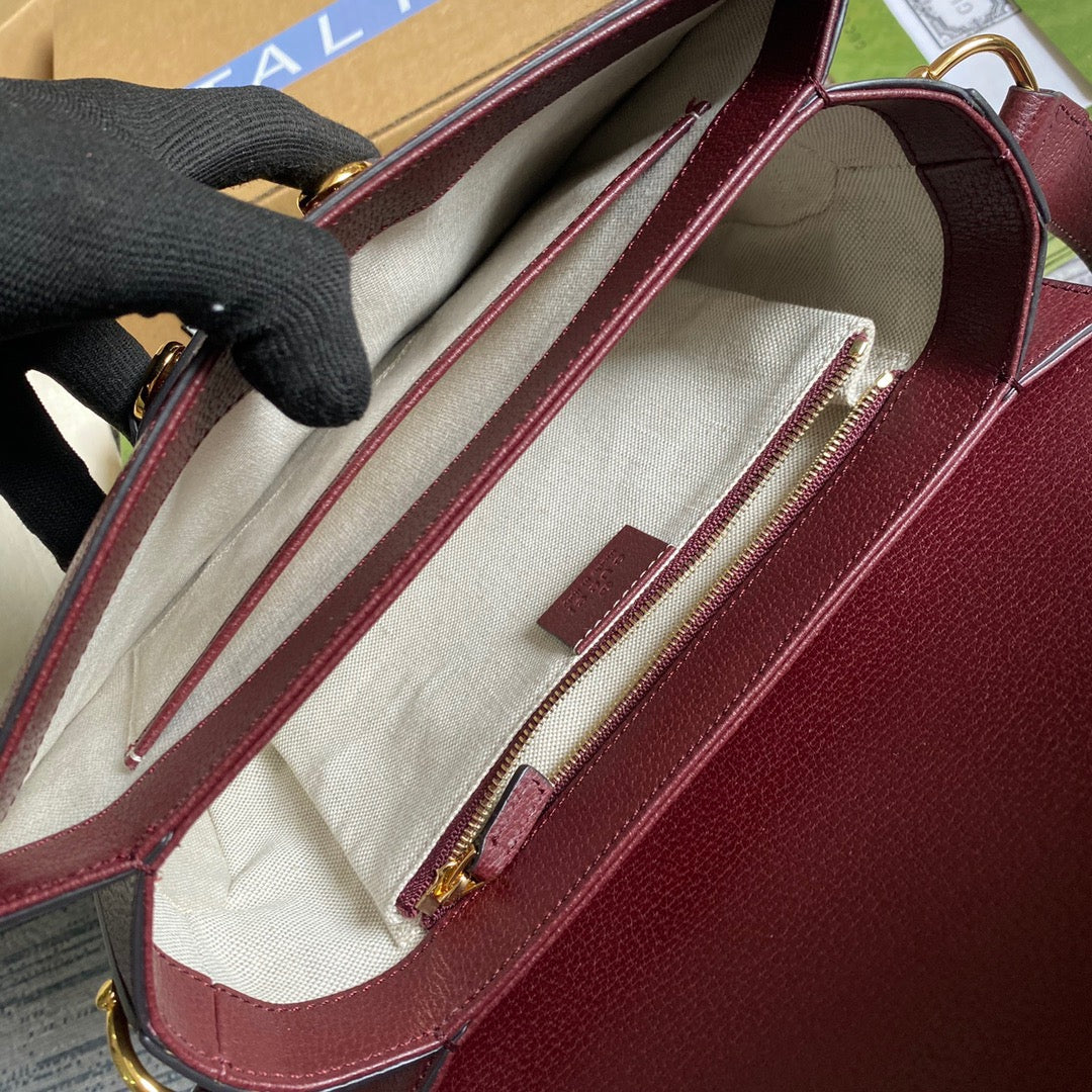 gg Horsebit 1955 Shoulder Bag Beige And Ivory For Women, Women’s Bags 9.8in/25cm gg