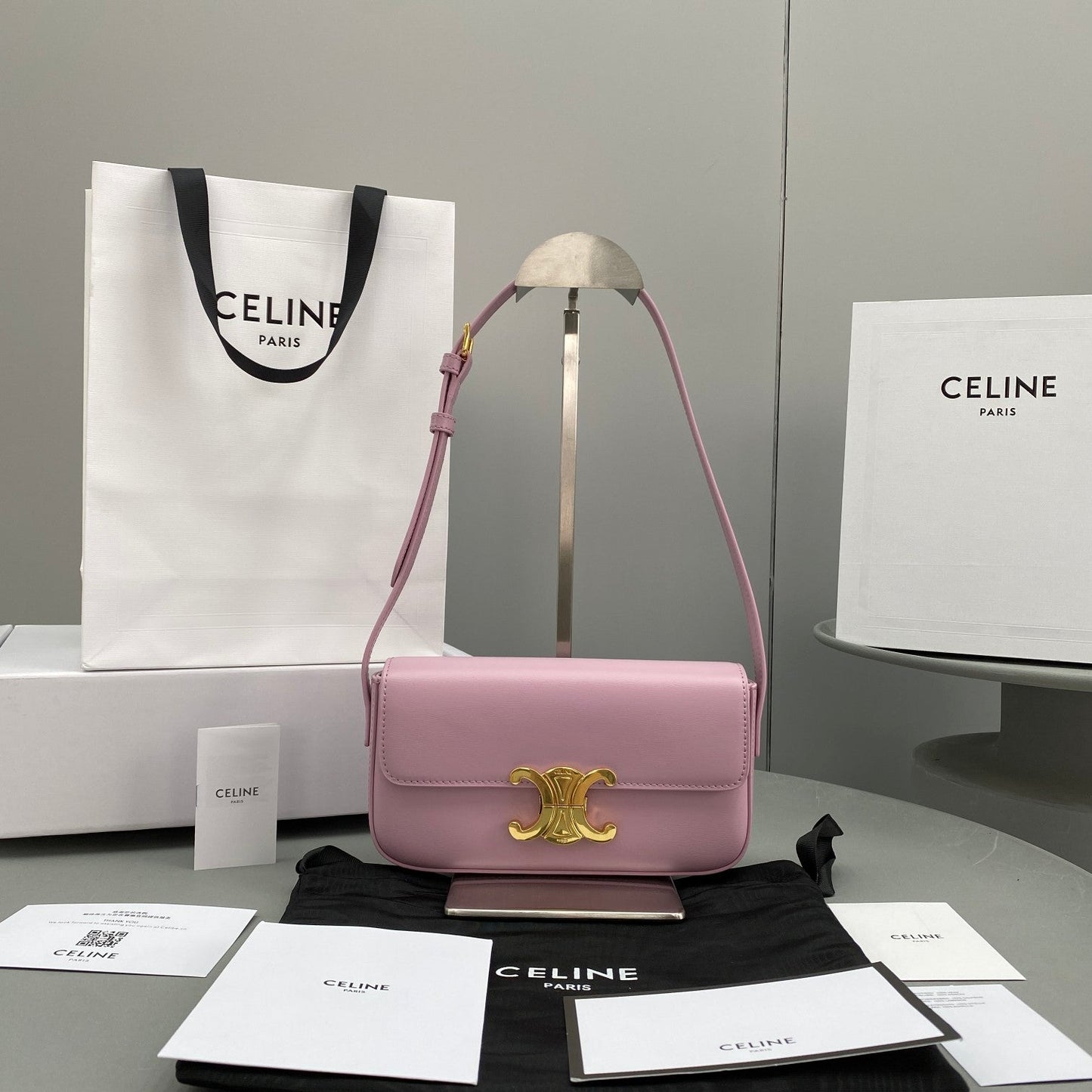 Top Quality Triomphe Shoulder Bag PiNike For Women 8in/20cm 