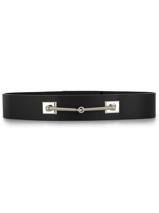 Gucci - bit detail buckle belt - women - Calf Leather - 80 - Black