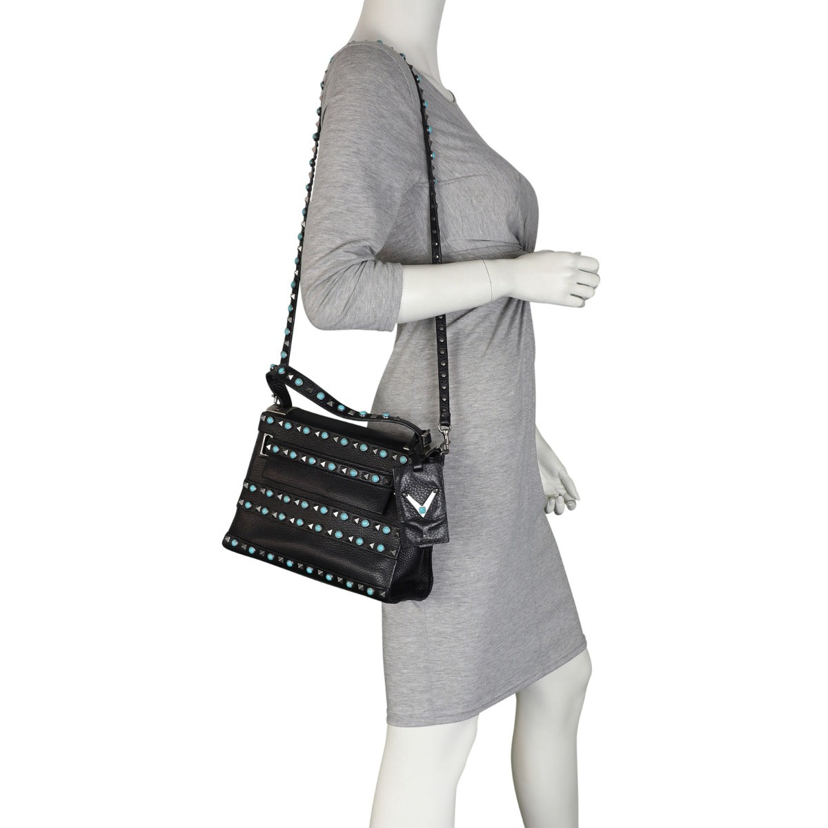 Valentino My Rockstud Rolling Flap Bag