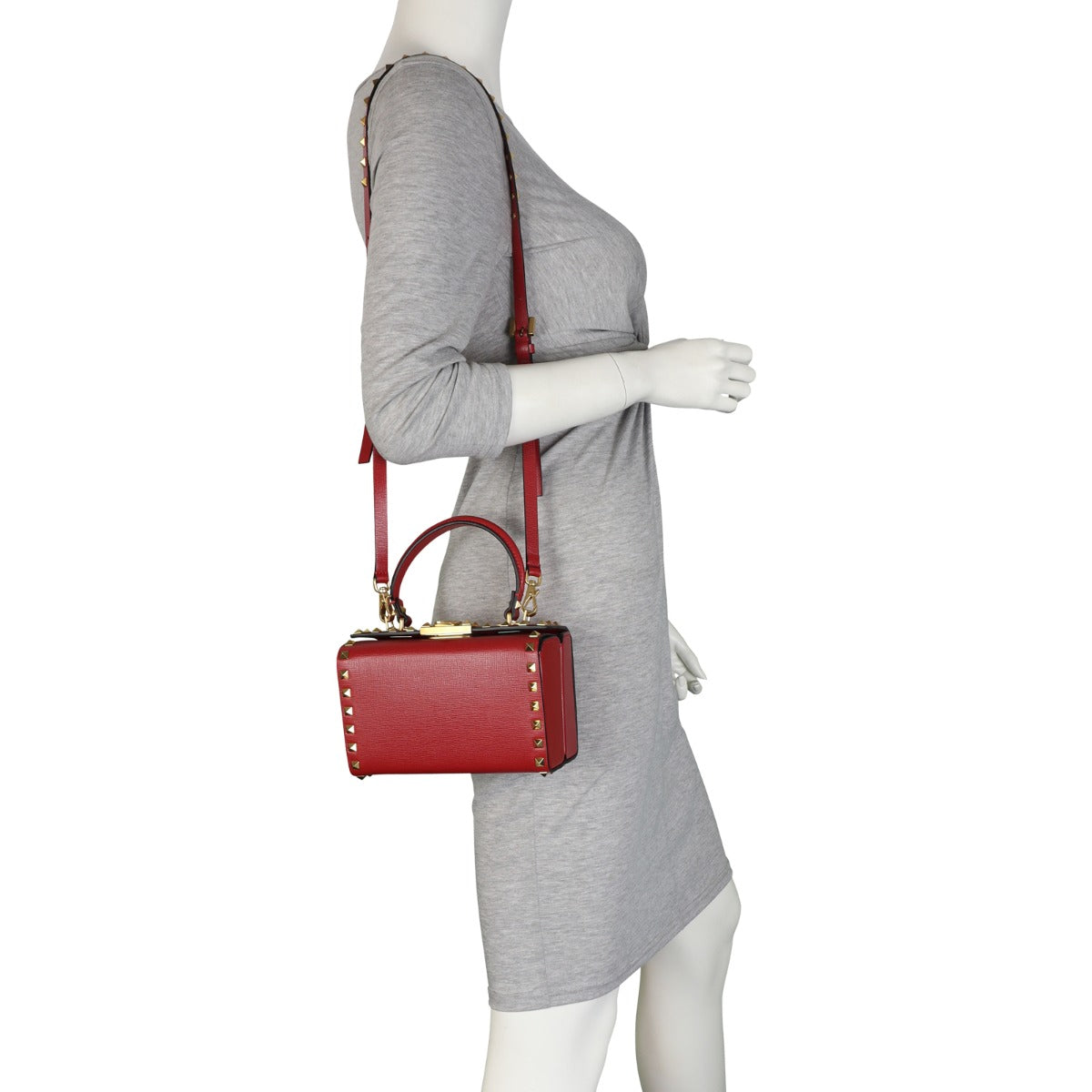 Valentino Rockstud Alcove Box Bag