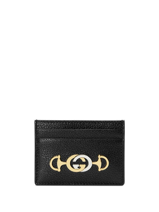 Gucci - Gucci Zumi card case - women - Leather - One Size - Black