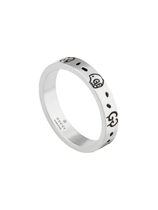 Gucci - GucciGhost ring in silver - women - Sterling Silver - 49, 50, 51, 53, 54, 56, 57, 58, 59, 62 - SILVER