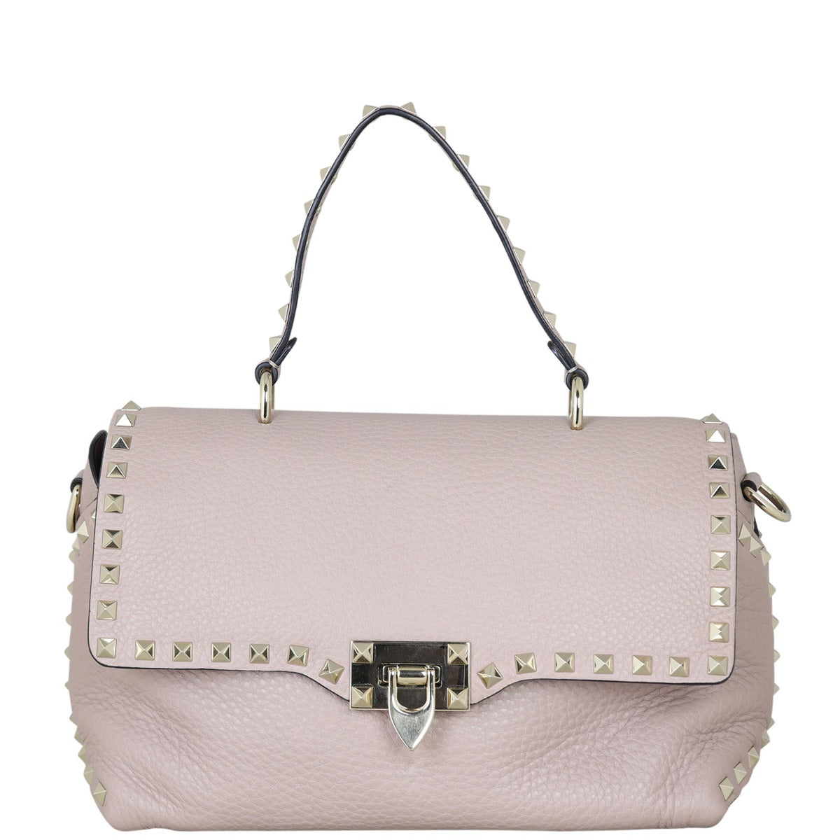 Valentino Rockstud Top Handle Bag