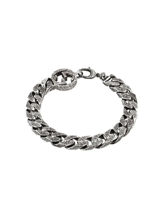 Gucci - Interlocking G chain bracelet in silver - men - Sterling Silver - XS, S, M - SILVER