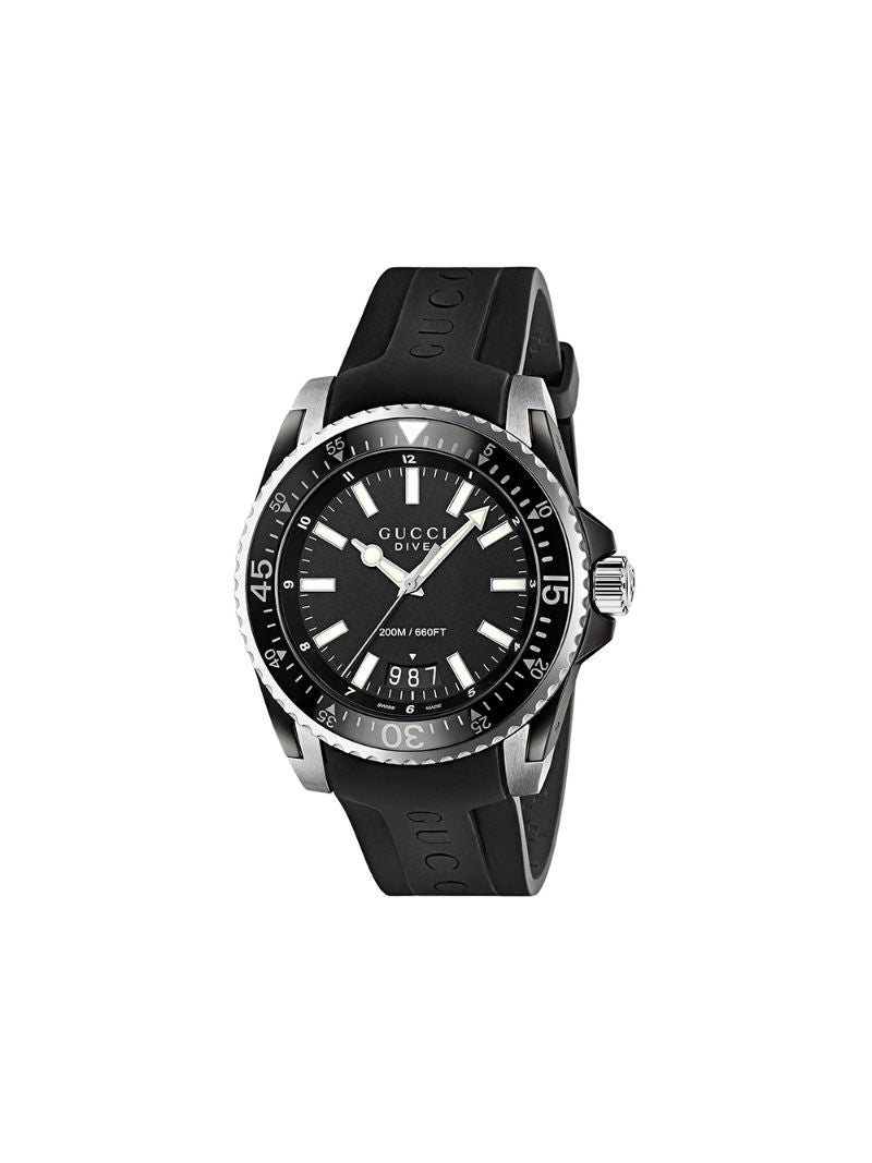 Gucci - Gucci Dive watch - men - Rubber/stainless steel - One Size - Black