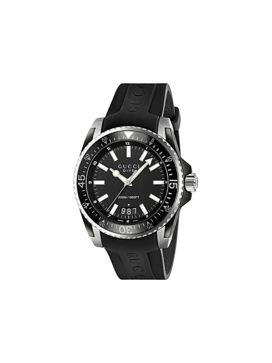 Gucci - Gucci Dive watch - men - Rubber/stainless steel - One Size - Black