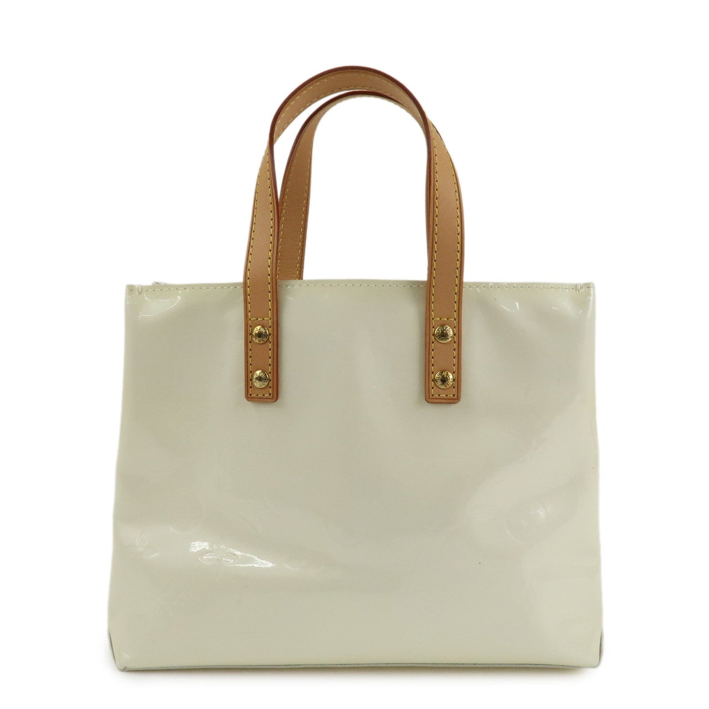 Louis Vuitton Monogram Vernis Leather Lead PM Tote Bag Perle M91336  d