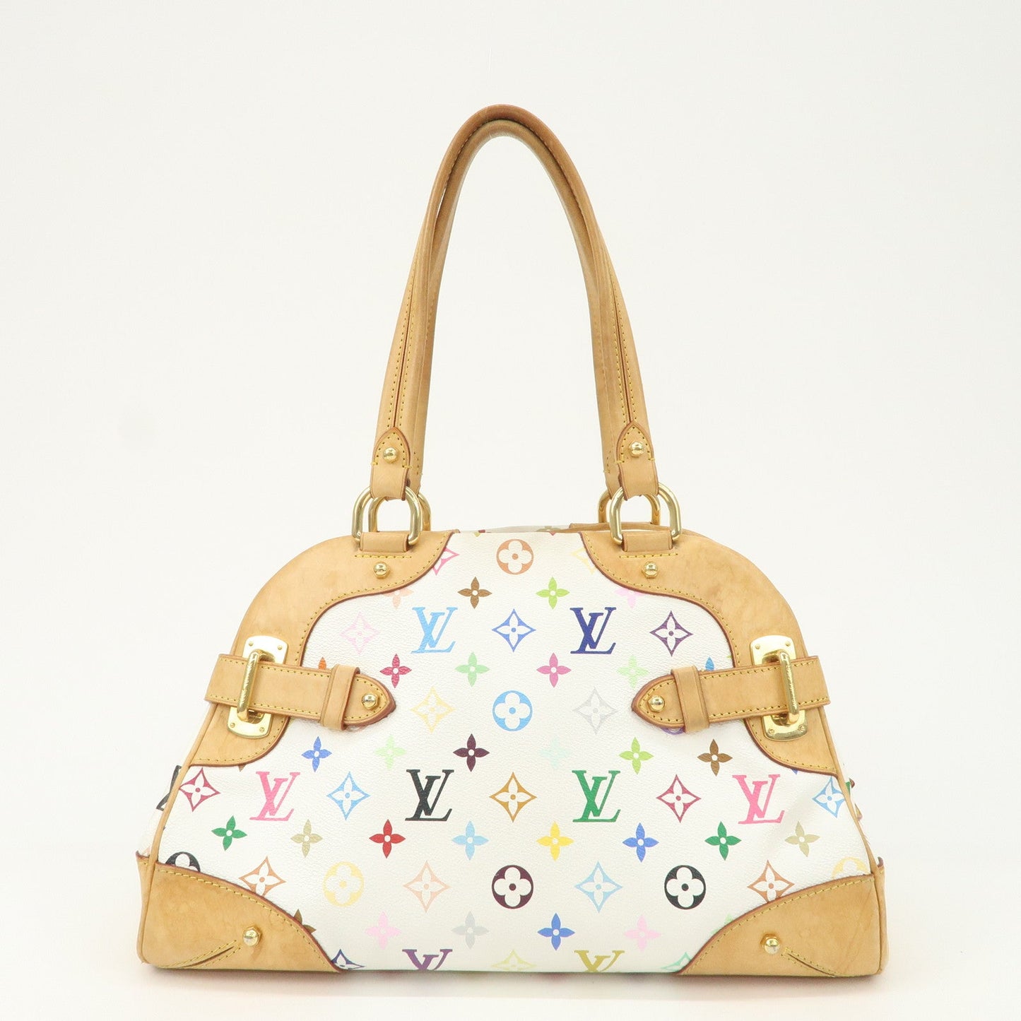 Louis Vuitton Monogram Multicolor Claudia Hand Bag Blanc M40193