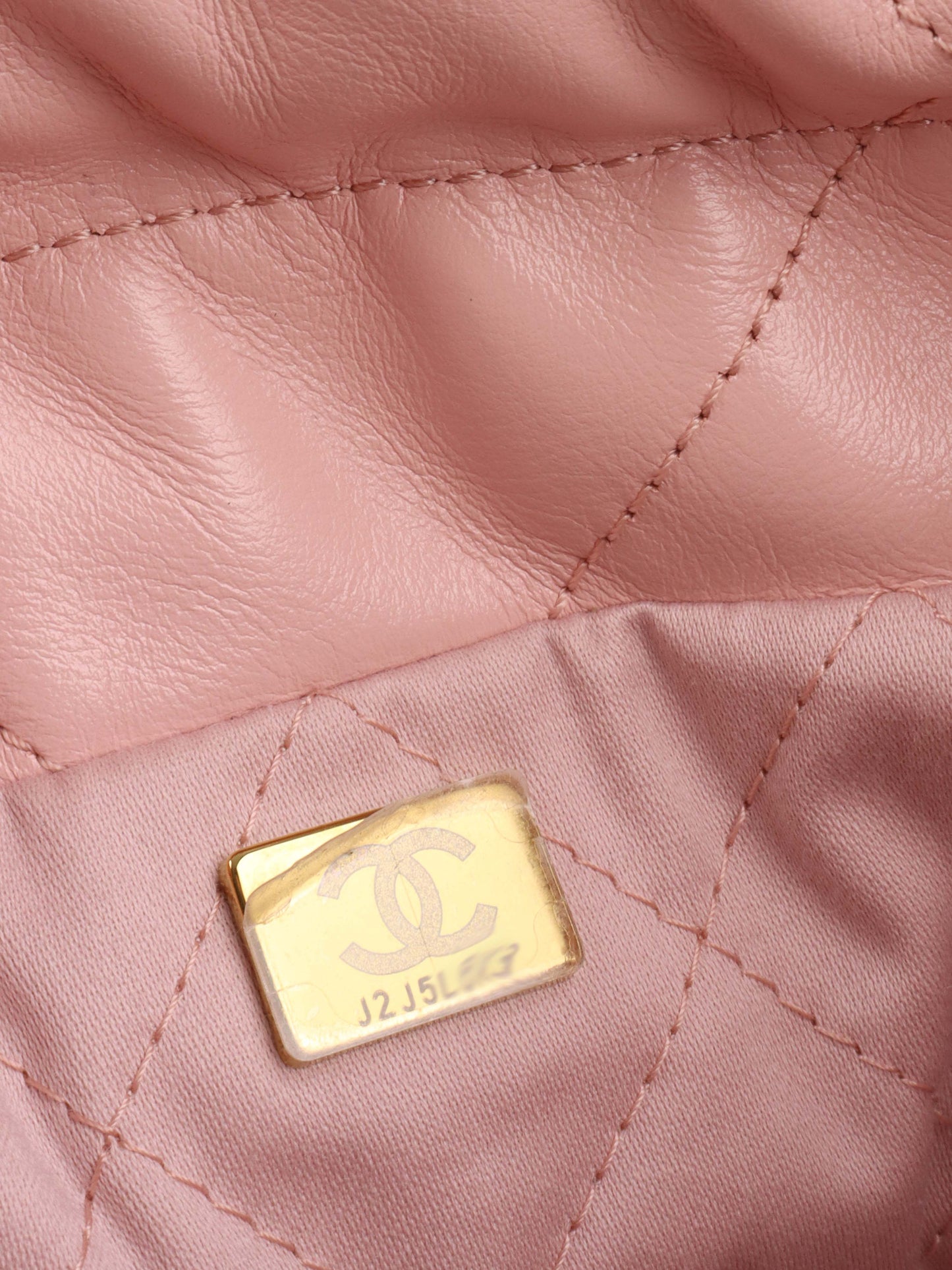 CHANEL 22 Mini Light Pink Handbag.