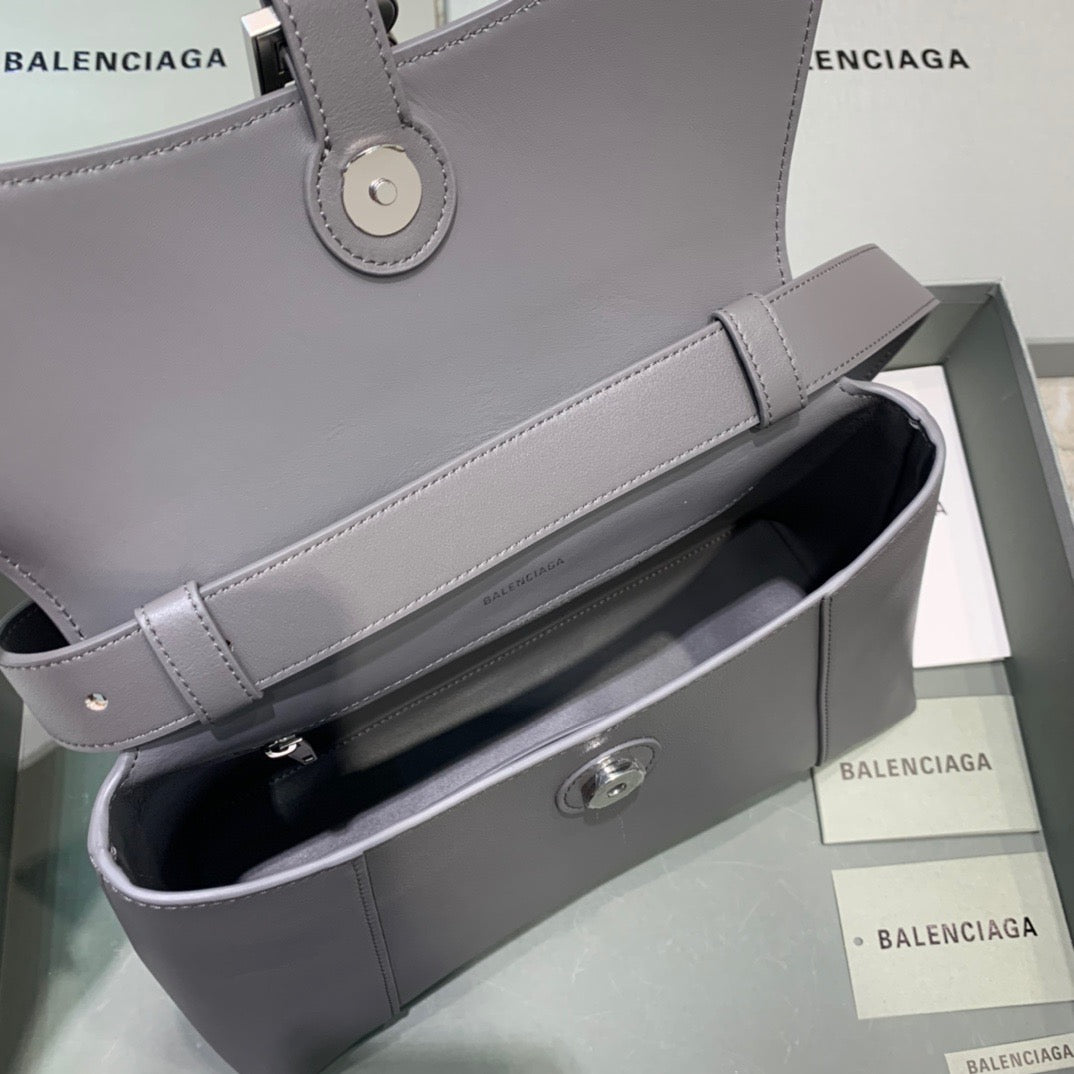 Top Quality Downtown Small Shoulder Bag In Gray, For Women,  Bags 11.8in/30cm 67135329S1Y1604