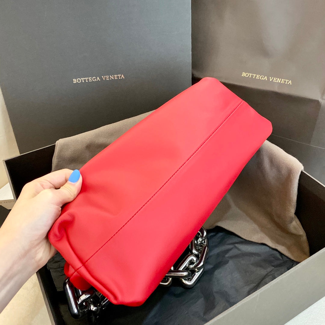 Top Quality Chain Pouch Red, For Women, Women’s Bags 12.2in/31cm