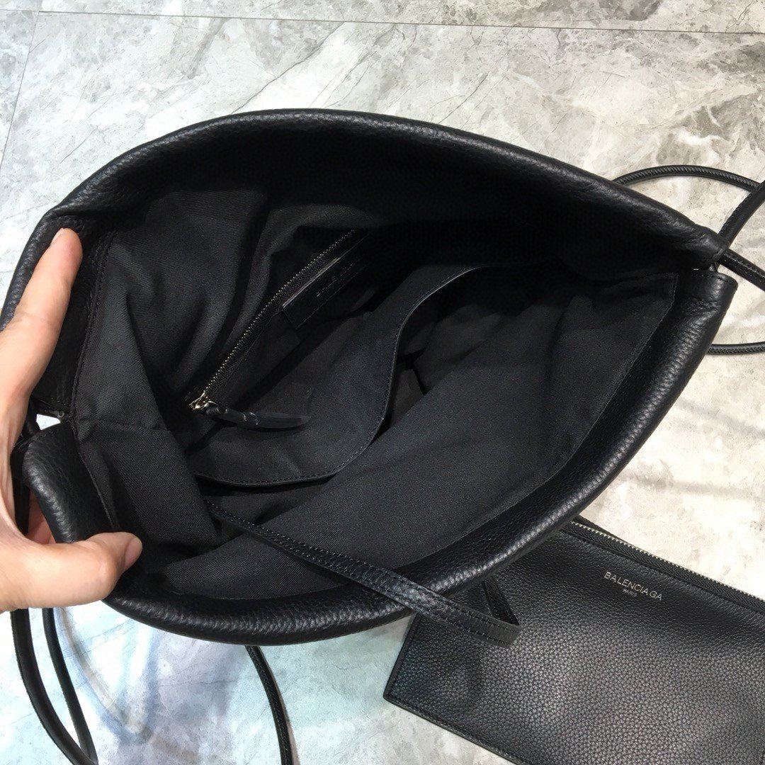 Top Quality Everyday Drawstring Backpack In Black, For Women,  Bags 18.5in/47cm