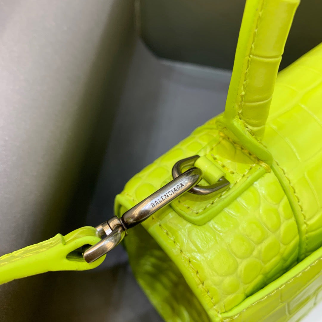 Top Quality Hourglass XS Handbag In Light Green, For Women,  Bags 7.4in/19cm