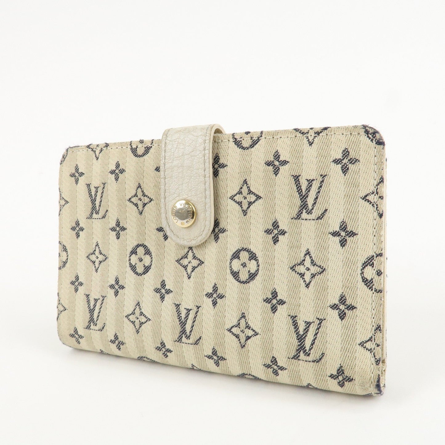 Louis Vuitton Monogram Mini Lin Porte Monnaie Billets Viennois M95659  d
