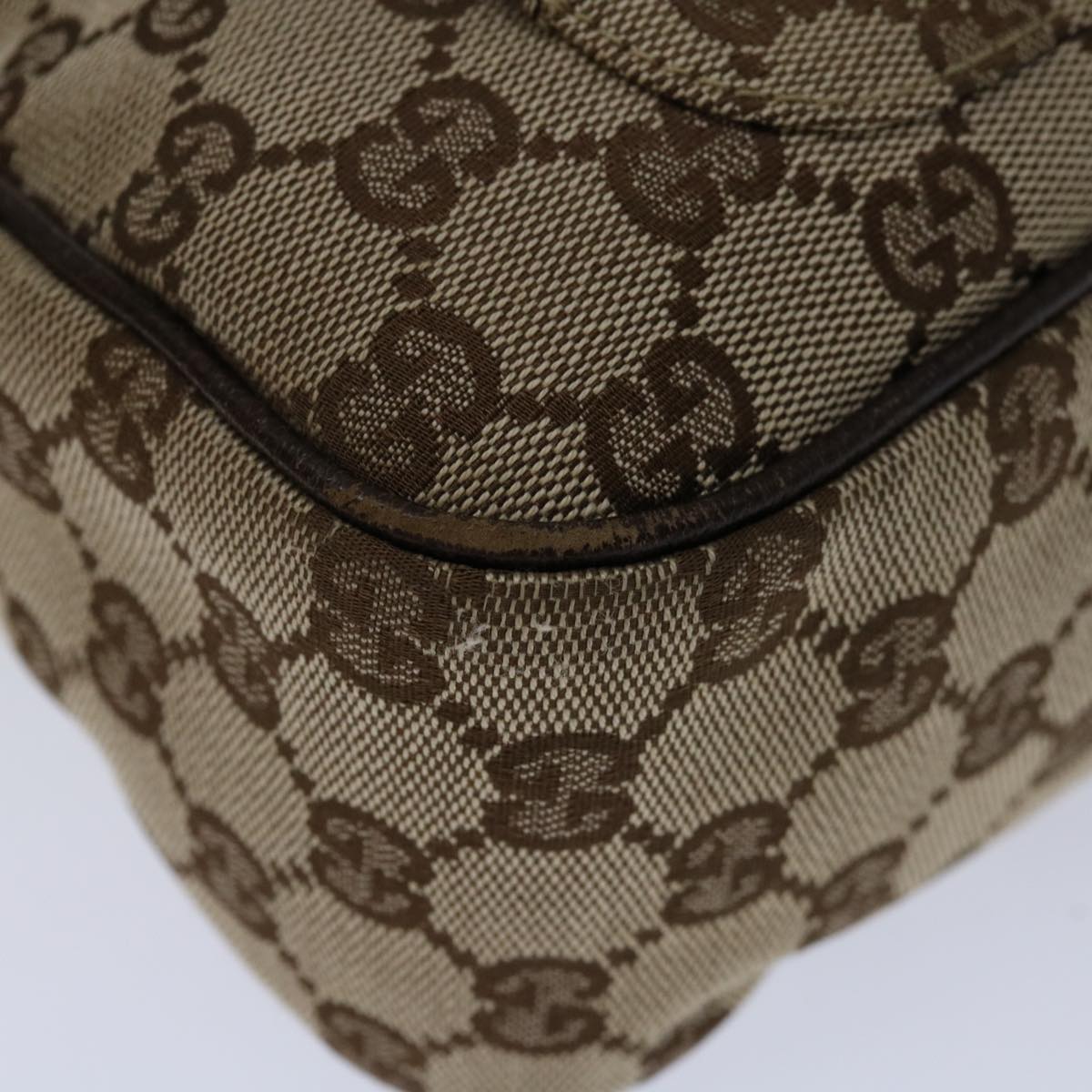 Gucci Gg Canvas Brown Canvas Shoulder Bag ( )