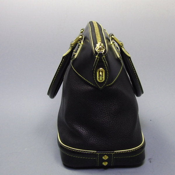 LOUIS VUITTON Handbag M91875 Calfskin Noir (Black) Handbag Suhari LockitPM Women