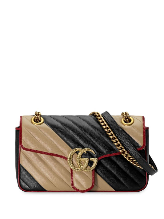 Gucci - GG Marmont shoulder bag - women - Leather/metal - One Size - Black