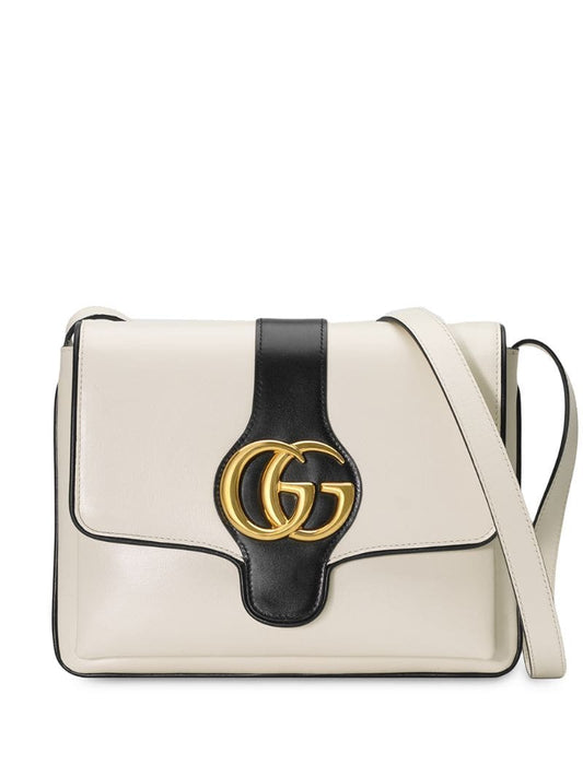 Gucci - GG shoulder bag - women - metal/Leather - One Size - White
